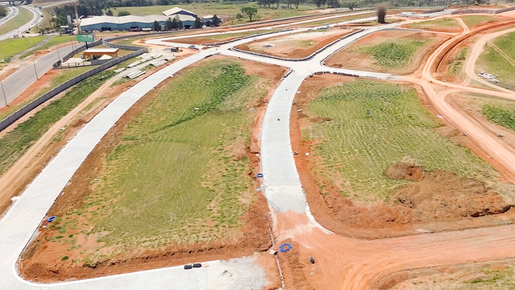 Instalação de blocos ruas internas