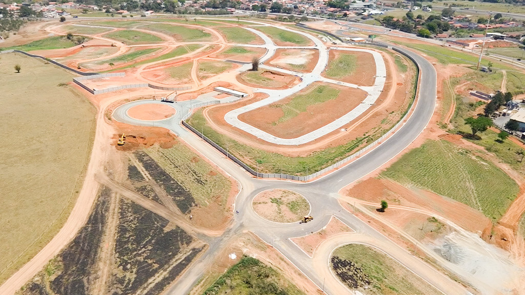 Instalação de blocos ruas internas