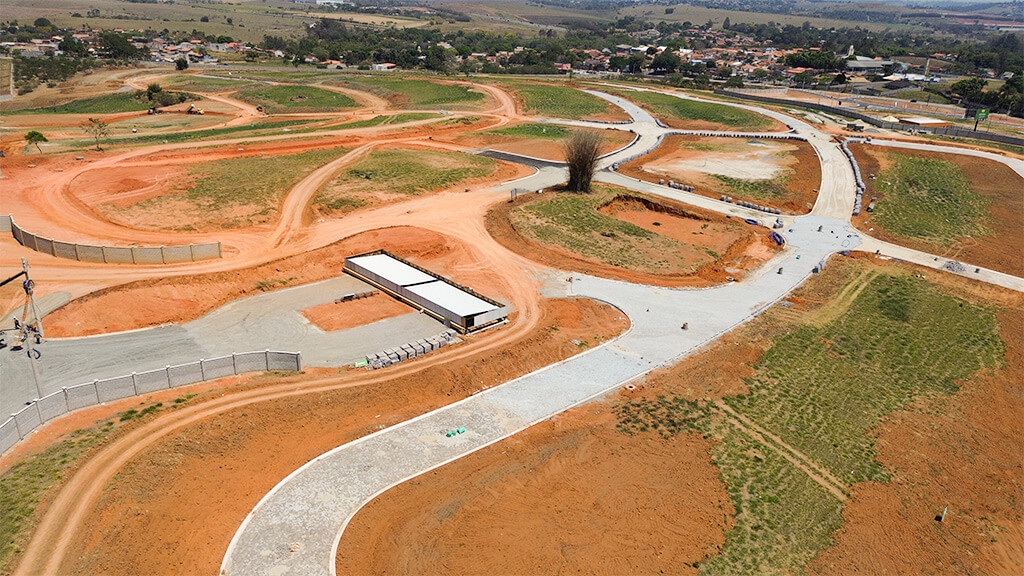 Instalação de blocos ruas internas