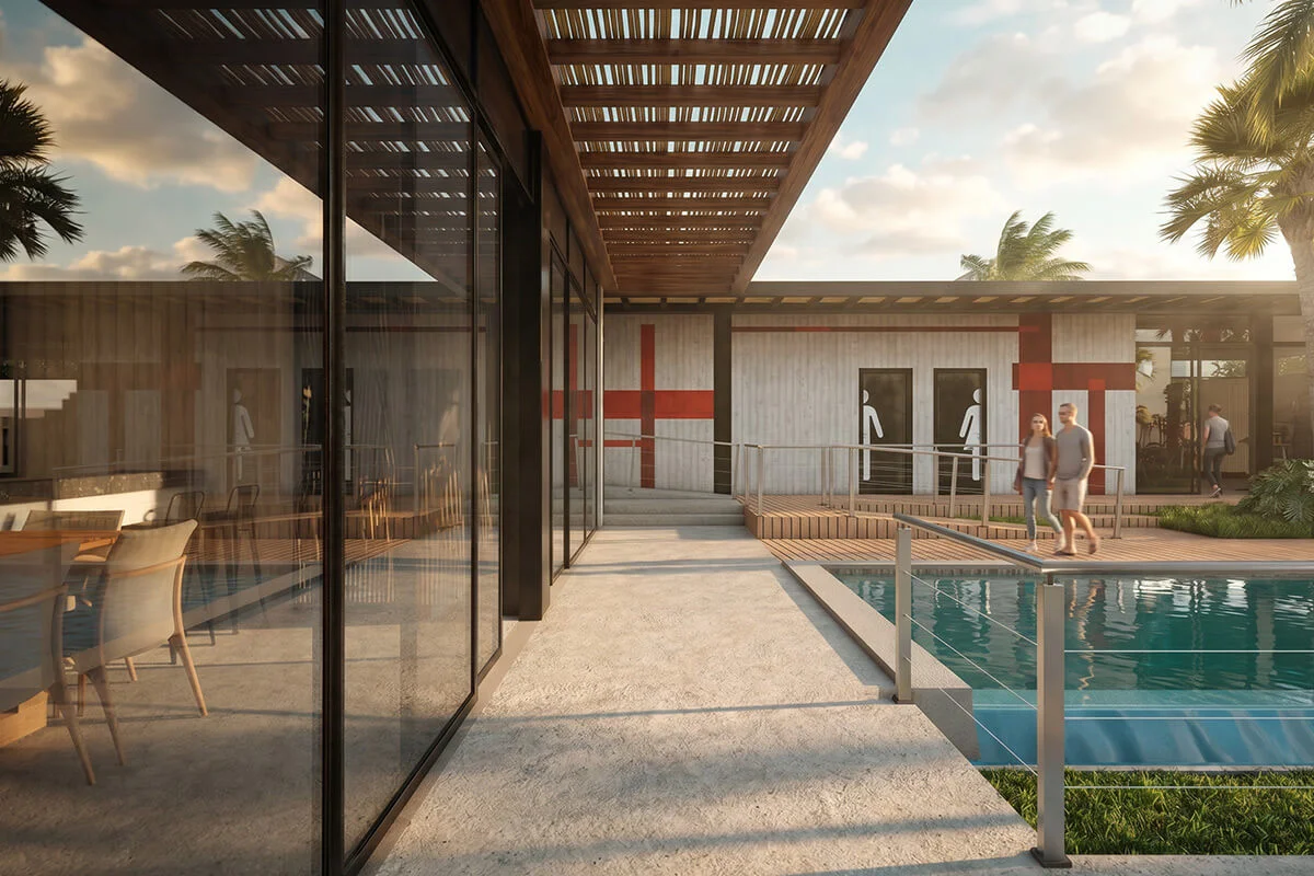 petra condominios piscina