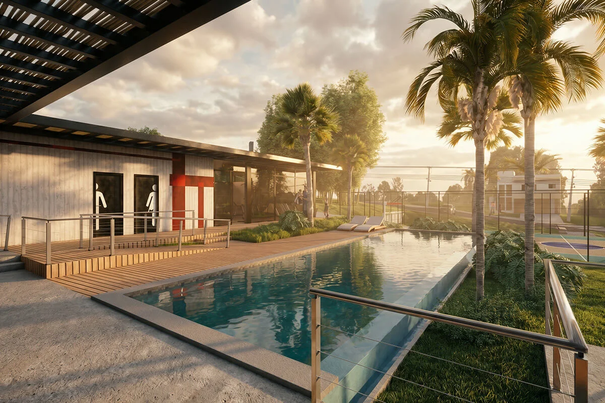 petra condominios piscina