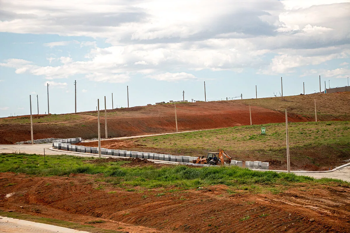 Avanço nas Obras da Pavimentação