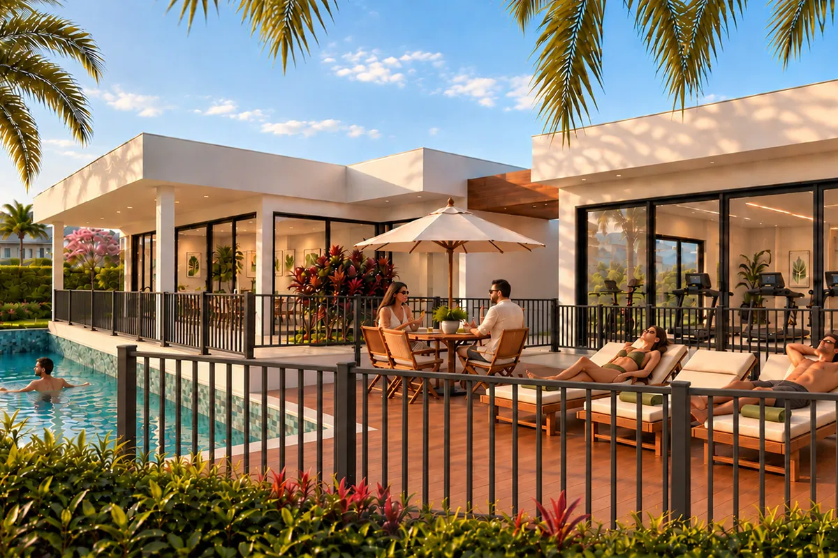 petra condominios piscina